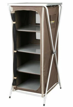 OZtrail 4-Shelf Hard-Top Deluxe Instant Camp Cupboard