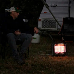 GASMATE CH203 PORTABLE BUTANE GAS CAMPING CAMP OUTDOOR TENT HEATER INCLUDES HOSE -Bundyoutdoors Shop BH2032 87892.1618909557.1280.1280