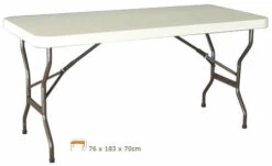 OZtrail Lifetime Table 6ft Folding Bench Desk Picnic