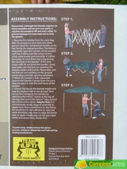 OZtrail (RED) Deluxe Gazebo Marquee Stall Stand 3 X 3 Metres -Bundyoutdoors Shop P1000202 71434.1395100141.1280.1280