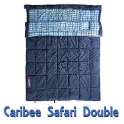 CARIBEE SAFARI DOUBLE (0cel.) SIZE TWO PERSON DUO SLEEPING BAG TWIN