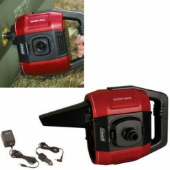 (SALES PROMOTION) COLEMAN CAMPVAC 12 VOLT/240 VOLT RECHARGEABLE AIR BED PUMP VACUUM