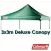 (SALES PROMOTION) COLEMAN DELUXE 3x3 GREEN GAZEBO CANOPY ROOF REPLACEMENT COVER TOP FITS 3M OZTRAIL -Bundyoutdoors Shop canopygreen coleman 08773.1470270502.1280.1280