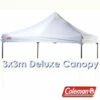 SALES PROMOTION - COLEMAN DELUXE 3x3 WHITE GAZEBO CANOPY ROOF REPLACEMENT COVER TOP FITS 3M OZTRAIL -Bundyoutdoors Shop canopywhite coleman 95615.1470270346.1280.1280