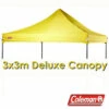 COLEMAN DELUXE 3x3 YELLOW GAZEBO CANOPY ROOF REPLACEMENT COVER TOP FITS 3M OZTRAIL -Bundyoutdoors Shop canopyyellow coleman 77009.1470270424.1280.1280