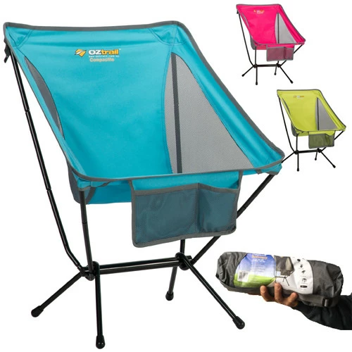 OZTRAIL Compaclite 2.5kg Traveller Chair Folding Portable Ultra Light Compact 3 OZTRAIL Compaclite 2.5kg Traveller Chair Folding Portable Ultra Light Compact