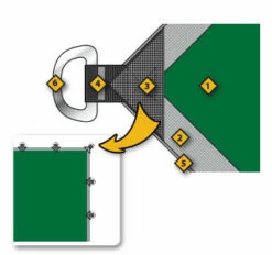OZtrail UltraRig Tarp Heavy Duty Silver 24 X 16 FT (7.32m X 4.88m) -Bundyoutdoors Shop diagram 54437.1290695170.1280.1280