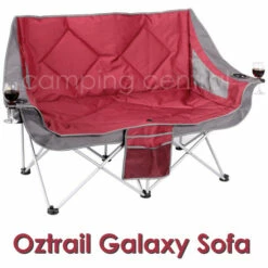 (SALES PROMOTION) OZTRAIL GALAXY SOFA (DOUBLE MOON CHAIR) ARMS PICNIC CAMP OUTDOOR SEAT PORTABLE