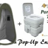 OZTRAIL PORTABLE (20 LITRE) CAMP CAMPING OUTDOOR TOILET POP UP PRIVACY ENSUITE -Bundyoutdoors Shop image 63081.1403489561.1280.1280