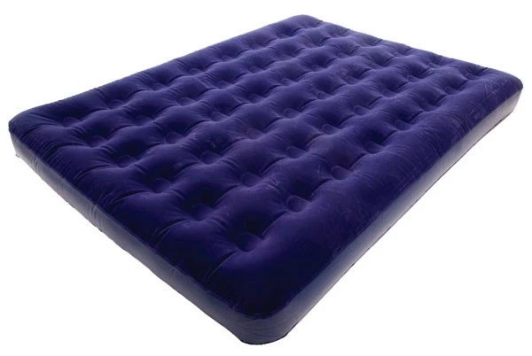 OZtrail Queen Inflatable Velour Air Bed Mat Mattress 4 OZtrail Queen Inflatable Velour Air Bed Mat Mattress - Image 2