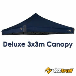 OZTRAIL BLUE 3 X 3M CANOPY FOR DELUXE GAZEBO REPLACEMENT TOP