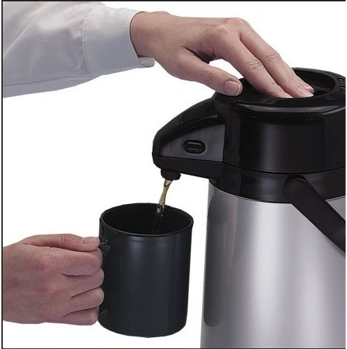 (SALES PROMOTION) THERMOS (2.5 LITRE) PUMP POT STAINLESS STEEL VACUUM INSULATED FLASK BOTTLE PICNIC 4 (SALES PROMOTION) THERMOS (2.5 LITRE) PUMP POT STAINLESS STEEL VACUUM INSULATED FLASK BOTTLE PICNIC - Image 2