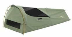 OZtrail Wentworth Single 12oz Canvas Swag With Alloy Poles