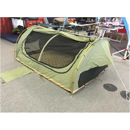 OZTRAIL WINTON DOUBLE (WATERPROOF PVC FLOOR) CANVAS DOME SWAG TENT 4 OZTRAIL WINTON DOUBLE (WATERPROOF PVC FLOOR) CANVAS DOME SWAG TENT - Image 2